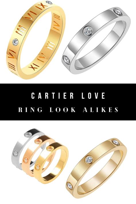 best cartier replica rings|cartier love ring look alike.